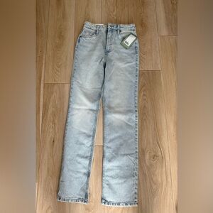 H&M Women's Straight Leg Jeans - Light Blue